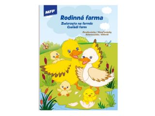 Obrázek z Omalovánky A4 Rodinná farma 